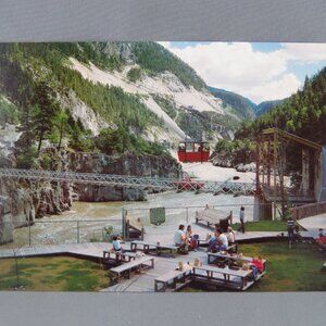 Vintage Postcard -Fraser Canyon Hell's Gate - Traveltime Trans Canada Collection